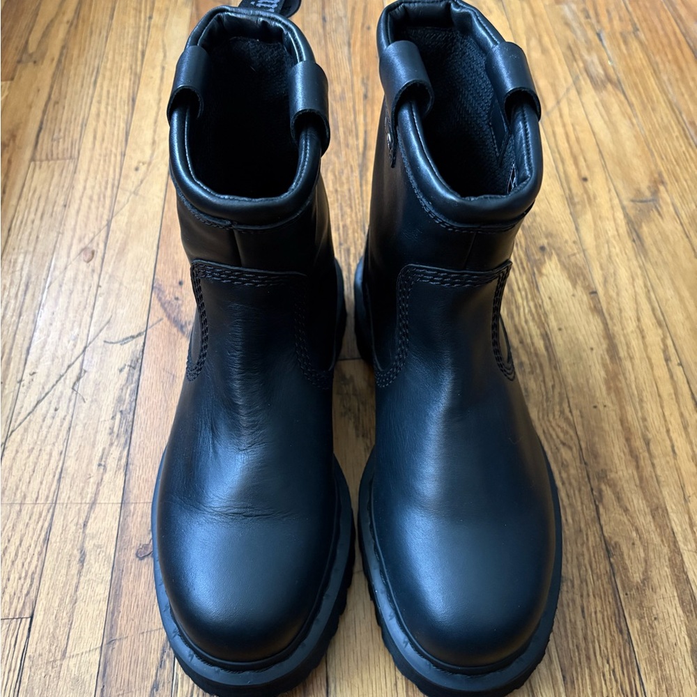 Dr. Martens Black Leather Chelsea Ankle Boots